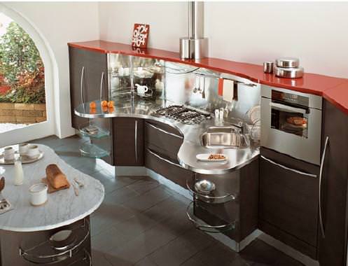 Progettare la cucina: esempio di cucina Snaidero